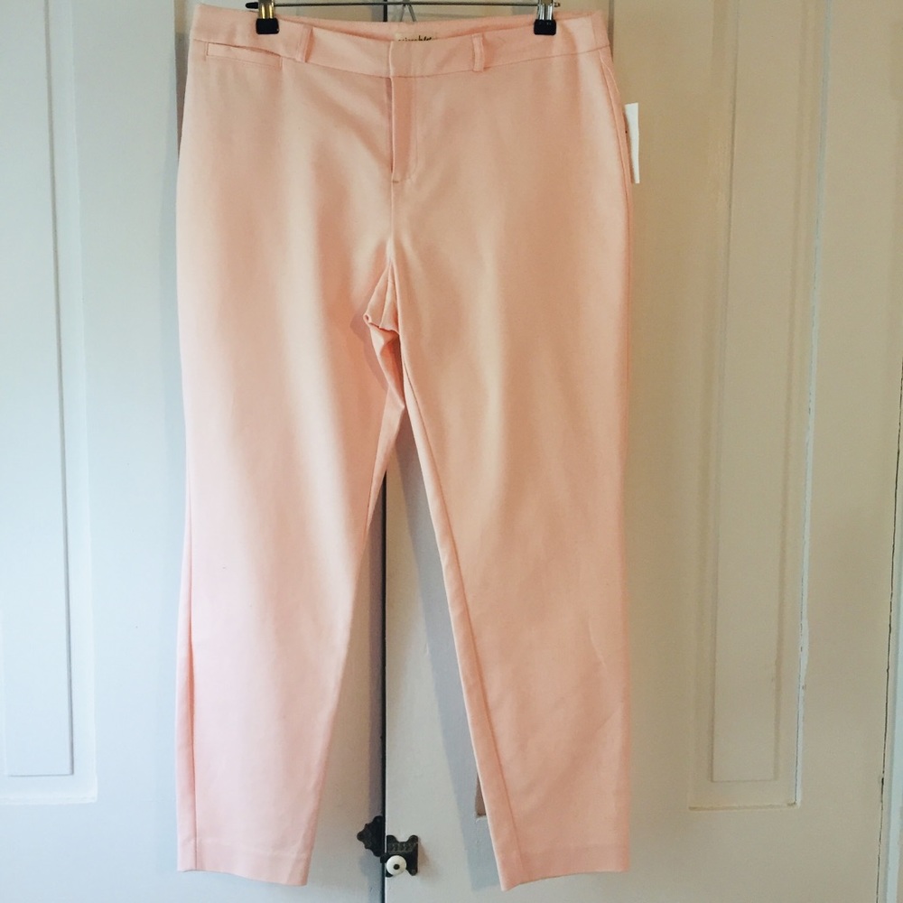 ✨NWT✨Madison Jules Blush Pink Cropped Pants - Picture 2 of 5